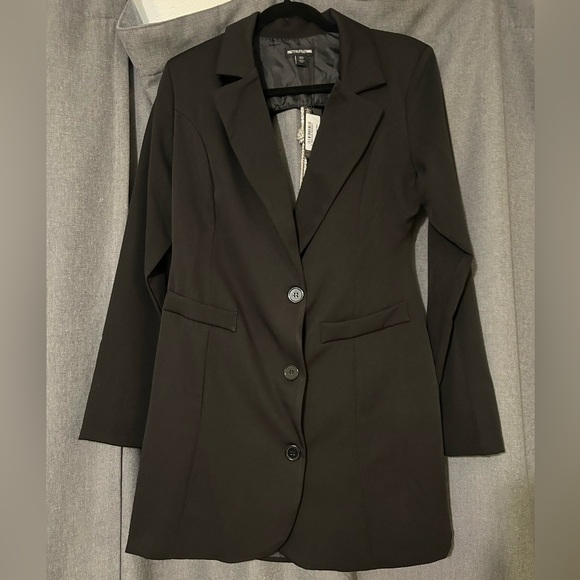 NWT Backless Diamond Blazer Dress - Picture 7 of 7